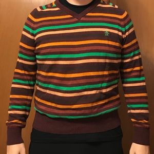 Charming retro Penguin sweater sz L fits up to XL